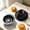 Black B, variant on WOHAPY Upgrade Pumpkin Shaped Non-Stick Baking Pan, 4.53x1.69in Carbon Steel Cake Mold, Fluted Mini Muffin Pudding Bakeware for Oven