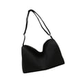 thumbnail image 4 of Bolso de mano de moda para mujer, bolso de lona, bolso de gran capacidad Hobo, bolsos de lona duraderos Negro Zulema bolsos de hombro de las mujeres, 4 of 7