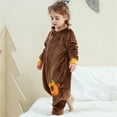 thumbnail image 6 of ATAIKU Toddler Sleeping Sack 9M-6T Winter Warm Flannel 2-Way Zipper Baby Sleep Sack with Feet, Infant Animal Bear Wearable Blanket, 6 of 8