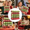 thumbnail image 7 of CY5O5ee Christmas Ball Ornaments 21PCS Large Shatterproof Christmas Tree Ornaments Vintage Farmhouse Rustic Xmas Party Home Decor Hanging Ornament, 7 of 7