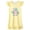 F03-Light Yellow, variant on FYDUU Girls Nightgowns Cute Summer Sleep Shirts Cartoon Print Flutter Sleeve Nightgown Soft Princess Nightdress Sleepwear for Daily Bedtime 3-4 Years