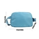 thumbnail image 3 of Bolsa de pecho impermeable de nailon azul para cruzar el cuerpo para hombres y mujeres, bolso de mensajero todo combinado para deportes al aire libre corriendo cinturón de cadera, 3 of 6