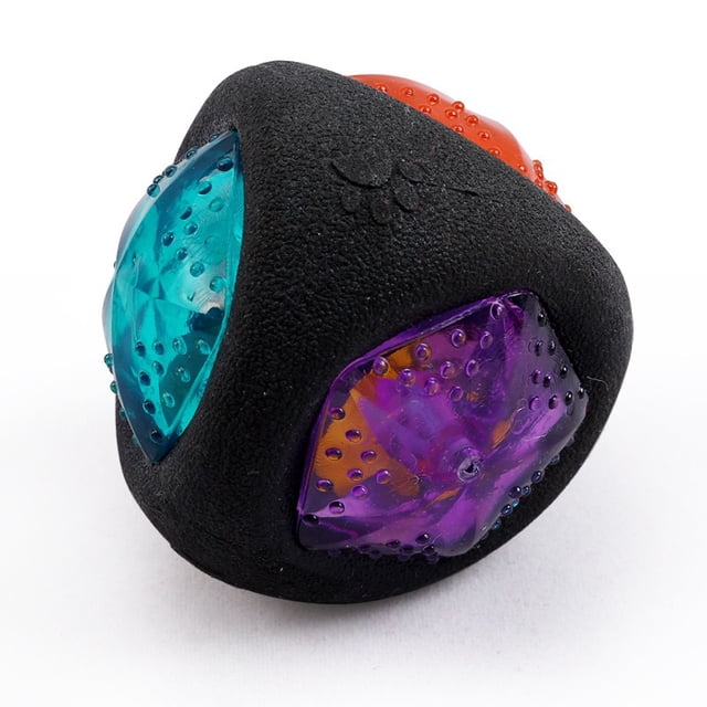 Bolas de pelota para perros con chirrido iluminado, pelota con chirriador LED parpadeante, juguete para perros, pelota interactiva para perros activada por rebote