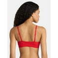 thumbnail image 2 of No Boundaries Women's Fit Stretch Scoop Bralette with Lace, Sizes XS-3XL, 2 of 3