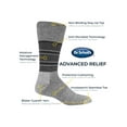 thumbnail image 3 of Dr. Scholl's Men's Big and Tall Advanced Relief Blister Guard® Crew Socks, 3-Pack, 3 of 9