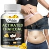 Pslalae Activated Charcoal Capsules 1200mg -Highly Absorbent, Relieve Gas and Bloating(30/60/120pcs)