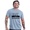 thumbnail image 2 of XIAONU Mens Letter Print Tee Crew Neck Short Sleeve Daily Casual Shirts, 2 of 4