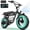 Black, variant on ESKUTE V201 Electric Bike for Adults & Teens 750W Peak 1500W, 30MPH, 48V 15Ah Battery, 20"x4.0" Fat Tire E-Bike, 7-Speed, Front Suspension, All-Terrain Ebike Black, UL2849