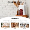thumbnail image 7 of Pofeuu Tomatoes And Chili Print Large Bookend Hold Heavy Books- Wood Bookends for Heavy Books Heavy Duty Book Ends Wood Bookends for Office Desk Non-Skid, 7 of 7