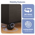 thumbnail image 7 of Ktaxon File Cabinet with Open Shelf, Wood Rolling File Cabinet with Open Shelves,Legal & Letter Size Black, 7 of 7