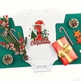 thumbnail image 1 of Body para bebé con estampado de árbol de Navidad para mi primer bebé, mono de manga corta para recién nacido, bonito atuendo de fiesta para niño pequeño, 1 of 5