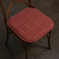 thumbnail image 4 of Aria Memory Foam Non-Slip Chair Cushion Pad with Ties 12 Pack - Multi Burgundy, 4 of 6