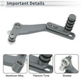 thumbnail image 4 of Unique Bargains Motorcycle Gear Shifter Lever for Kawasaki NINJA 400 2018-2023 Pedal Shift Lever Arm Titanium Tone, 4 of 7