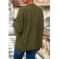 thumbnail image 4 of Suéter Cardigan PRETTYGARDEN Mujer 2025 Tejido Grueso Cuello en V, 4 of 8