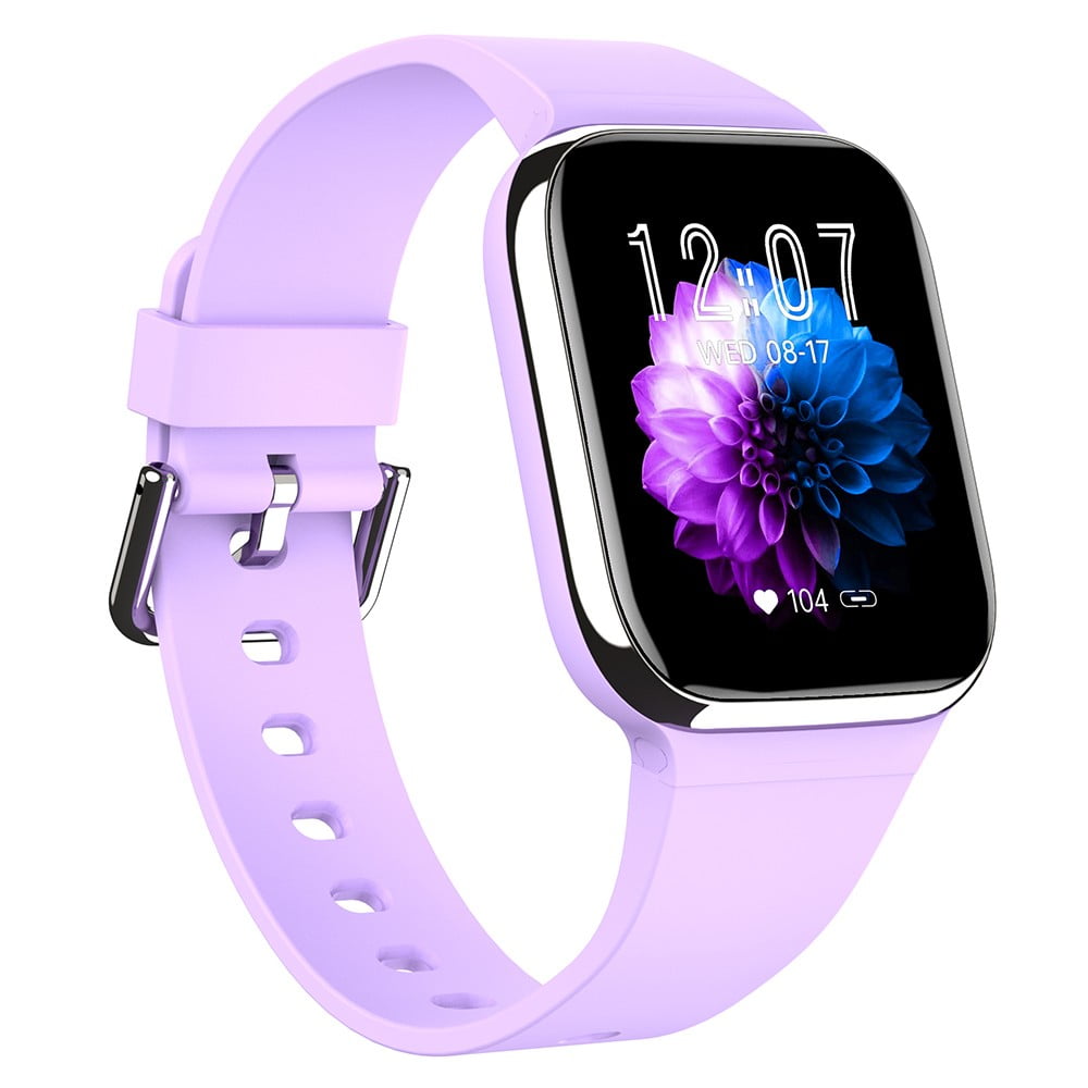 AuroraX 1.83 in Smart Watches for Women, Bluetooth Calls/Messages Sports Mode Message Notification 10-Day Battery Android Smart Watch (Pink)