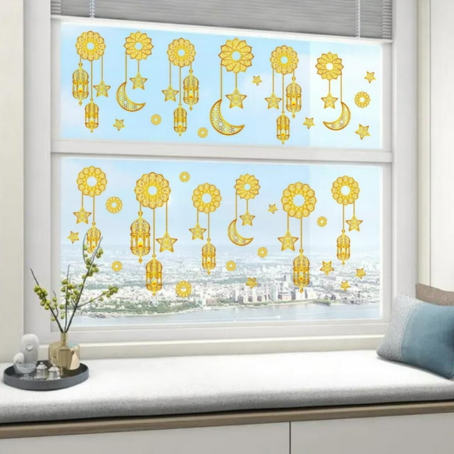 ramadan mubarak window stickers