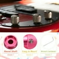 thumbnail image 3 of Uxcell Guitar Knobs Metal, Volume Tone Control Dome Knobs Potentiometer Knobs with Wrench for Electric Guitar Bass Red, 3 of 6