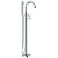 thumbnail image 6 of Gerber D300558BNT Contemporary Floor Mounted Tub Filler - Nickel, 6 of 7