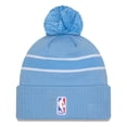 thumbnail image 2 of Men's New Era  Light Blue Cleveland Cavaliers 2024/25 City Edition Cuffed Knit Hat with Pom, 2 of 2
