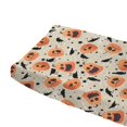 thumbnail image 5 of Halloween Jack O Pumpkins Changing Pad Covers Black Crow Spider Star Diaper Changing Table Sheets for Boy Girl Summer Soft Stretchy Baby Change Table Mats 32''x16'', 5 of 6