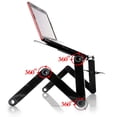 thumbnail image 5 of Zimtown 360° Adjustable Folding Bed Table Laptop Notebook Desk Table Fan Hole Stand Bed Tray, 5 of 5