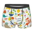 thumbnail image 4 of Goofa Summer Animal Printed Men's Boxer Briefs Underwear, Moisture-Wicking Underwear, Trunk,Soft and Breathable Cotton Underwear-XX-Large, 4 of 9