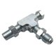 thumbnail image 1 of Adaptador Para Coche, En T, 3 Vías, 1/8 "NPT A 4AN, Sensores De De Alimentación De Aceite En Bloque, 1 of 6