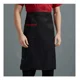 thumbnail image 2 of Medio Mandil Negro Delantal,mandiles De Cocina,chef Mesero, 2 of 7