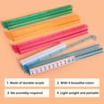 thumbnail image 3 of HUGFEGWE Modern Mahjong Rack & Pusher Combo - Multicolor Acrylic Set of 4 Majiang Tile Racks CJB91-20679, 3 of 7