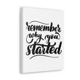 thumbnail image 6 of Inspirational Wall Art Remember Why You Started Plain Motivation Wall Decor for Home Office Gym Inspiring Success Quote Print Ready to Hang Unframed, 6 of 18