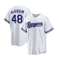thumbnail image 1 of Men Women Texas Rangers Baseball Jersey DEGROM 48# HEIM 28# JUNG 6# Player Name Jersey, 1 of 4