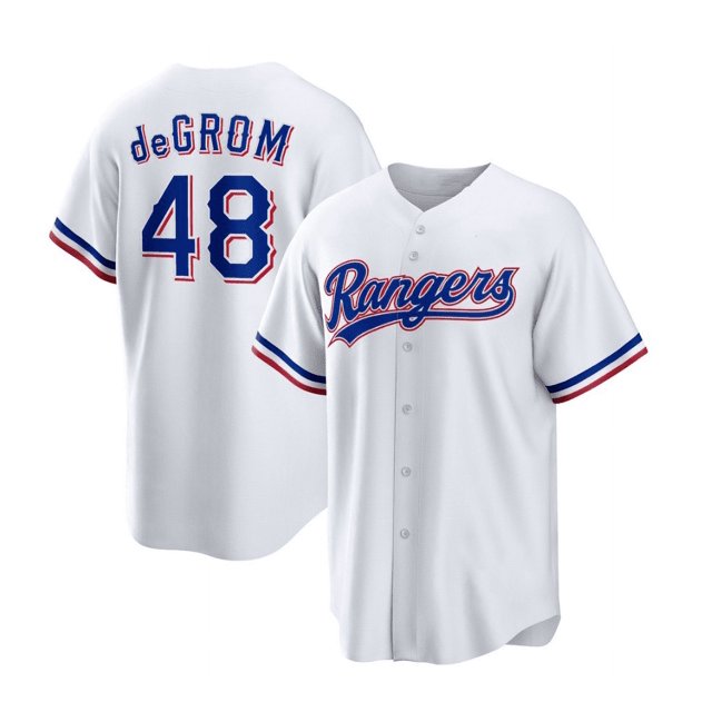 Men Women Texas Rangers Baseball Jersey DEGROM 48# HEIM 28# JUNG 6# Player Name Jersey