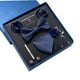 thumbnail image 3 of Conjunto de corbata para hombre, corbata de boda, pajarita clásica, caja de regalo, corbatas, caja de regalo Estilo C, 3 of 9