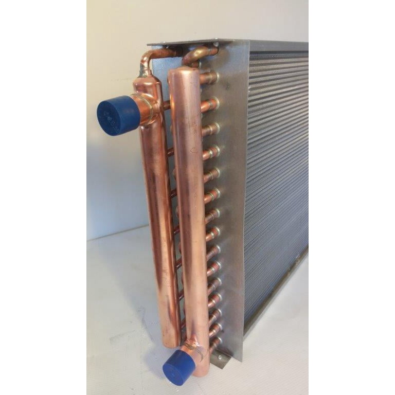 20x20 Water to Air Heat Exchanger 1u0026quot; Copper Ports With Install Kit -  Walmart.com