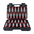 thumbnail image 1 of Kit de herramientas de extracción de terminales de 26 piezas, juego de herramientas de liberación de conector de clavija, con estuche de transporte, 1 of 8