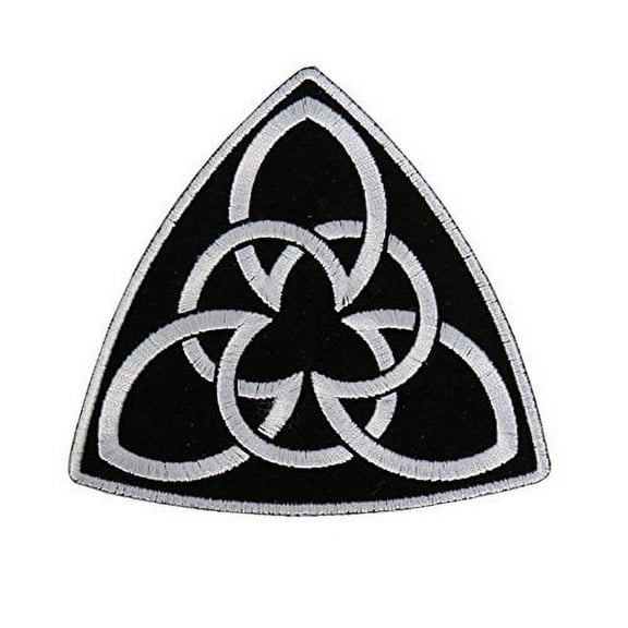 Celtic Brotherhood Symbol, High Thread Iron-on / Saw-on Rayon PATCH - 4" X 4", Exceptional Quality