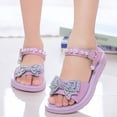 thumbnail image 2 of JSCDRPDWL Size 7 Toddler Sandals Girls Princess Shoes for Girls 5-6 Years Old Girls' Kids Open Toe Ankle Strap Princess Dress Sandals for Wedding Party-Toddler Shoes Gift for Three Year Old Girl, 2 of 9
