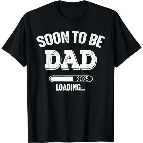 Soon To Be Dad Est 2025 New Dad To Be 2025 First Time Dad T-Shirt