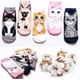thumbnail image 2 of 5 pares de calcetines tobilleros cómodos para mujer, con diseño de animales, gatos y perros, de algodón, divertidos, para mujeres y niñas, talla única, 2 of 5