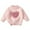 Pink, variant on idosla Kids Baby Girl Heart Love Sweater Pullover Long Sleeve Valentines Knitted Sweater Casual Knit Sweatshirts (White, 5-6 Years)