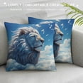 thumbnail image 3 of COMIO  Throw Pillow Covers Classic Lion Pillow Cover Square Pillow Case Cushion for Home Decor Sofa Couch  Pillowcase, 3 of 5