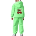 thumbnail image 6 of Tfken Girls Child Toddler Outfit Sets Comfy Soft Holiday Daily Girls Hoodie Sweatshirts With Pants Set Winter Comfortable Bowknot Graphic Children Lightweight Outfit Size 2-3 Years, 6 of 7