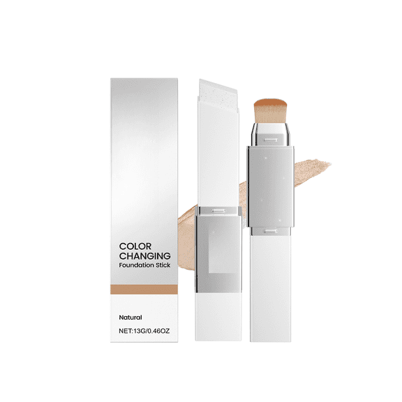 Dr.pedi Color Adapting Foundation Stick, Natural, Skin-Match Formula, 0.45 oz