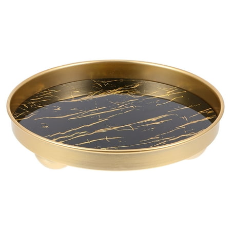 

Rosarivae 1Pc Elegant Round Marble Tray Tabletop Organizing Storage Tray Chic Storage Tray