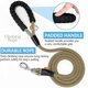 thumbnail image 4 of Dog bowl, braided rope traction - walking training for medium/large dogs (1/2 ') x 6FT, khaki), 4 of 5