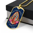 thumbnail image 3 of Nuestra Señora De Guadalupe Luxury Dog Tag Necklace - Graphic Military Dog Tag Necklace (Optional Personalized Engraving), 3 of 5