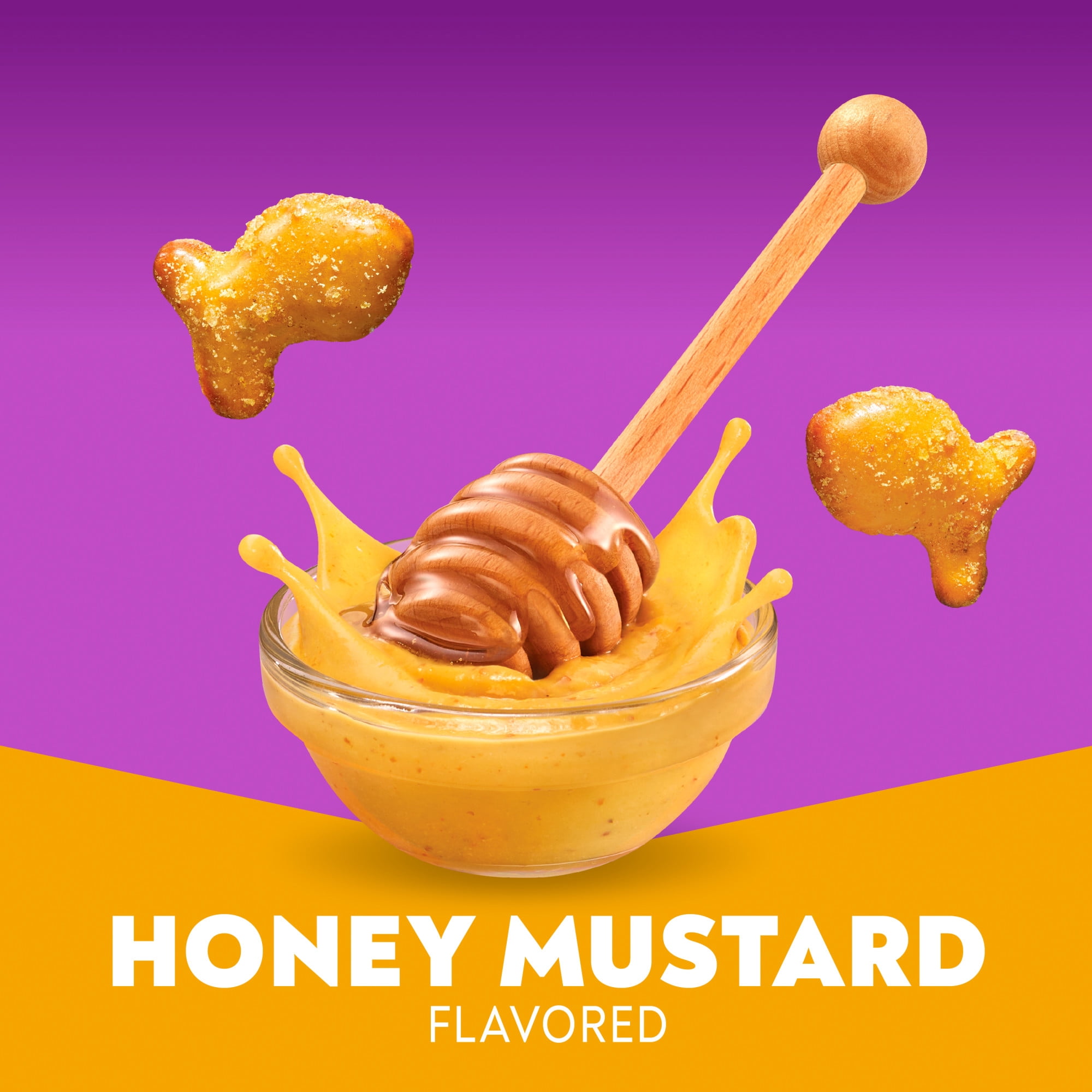 (4 pack) Goldfish Honey Mustard Seasoned Pretzels, 8 Ounce Bag