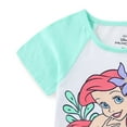 thumbnail image 3 of Disney The Little Mermaid Short Sleeve T-Shirt and French Terry Shorts Set (Girls), 2 Piece Set, Sizes 2T-6X, 3 of 7