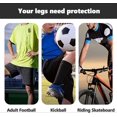 thumbnail image 4 of 2 Pair Mini Pro Football Shin Pads,Mini Football Shin Guards Set,Unisex Anti-slip Soccer Shin Guards Sleeves Shin Pad Sleeves,Professional Soccer Shin, 4 of 4