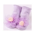 thumbnail image 2 of Aayomet Toddler Socks Baby Girls Socks Toddlers Socks Girl's Socks Baby Summer Socks Crew Socks,Purple 3-6 Months, 2 of 4